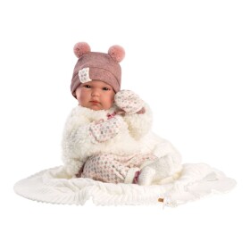 Llorens 63576 New Born dievčatko realistická bábika bábätko s celovinylovým telom 35 cm