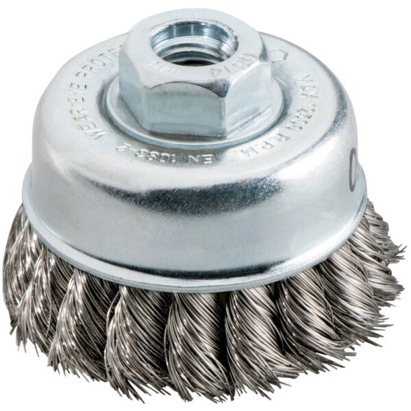 Metabo Metabo oceľová drôtená kefa na poháre 100 mm M 14 623711000 1 ks; 623711000