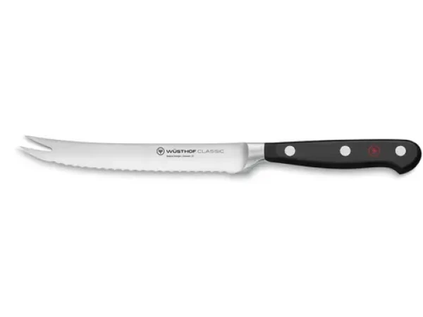 Wüsthof Classic / Nôž na paradajky / 14 cm / dvojitá špička (1040101914)