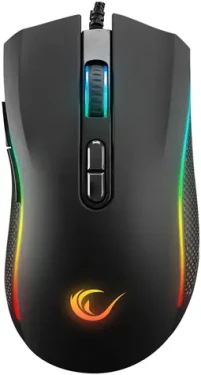 Rampage SMX-R44V2 čierna / Herná myš / drôtová / optická / 12800 DPI / RGB / 1000 Hz (SMX-R44V2BLACK)