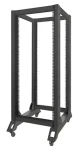 Lanberg OR01-6827-B čierna / Otvorený stojanový rozvádzač / 19" / 27U / Šírka 600 mm / Hĺbka 800 mm (OR01-6827-B)