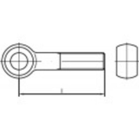 TOOLCRAFT TO-5447733 prstencová skrutka M6 60 mm DIN 444 mosaz 25 ks; TO-5447733