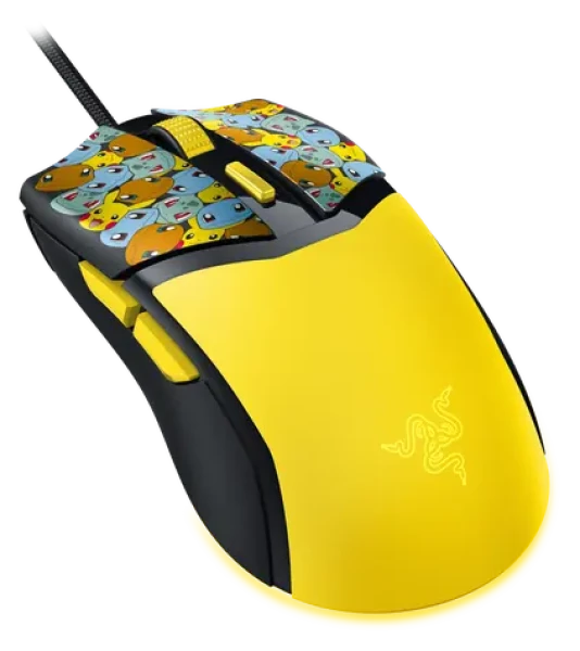 Razer Cobra Pokémon Kanto Starters Edition / Herná myš / optická / 8500 DPI / 6 tlačidiel / USB (RZ01-04650400-R3M1)