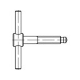 TOOLCRAFT 137845 kolíková skrutka M8 50 mm DIN 6304 ocel leštené 1 ks; 137845