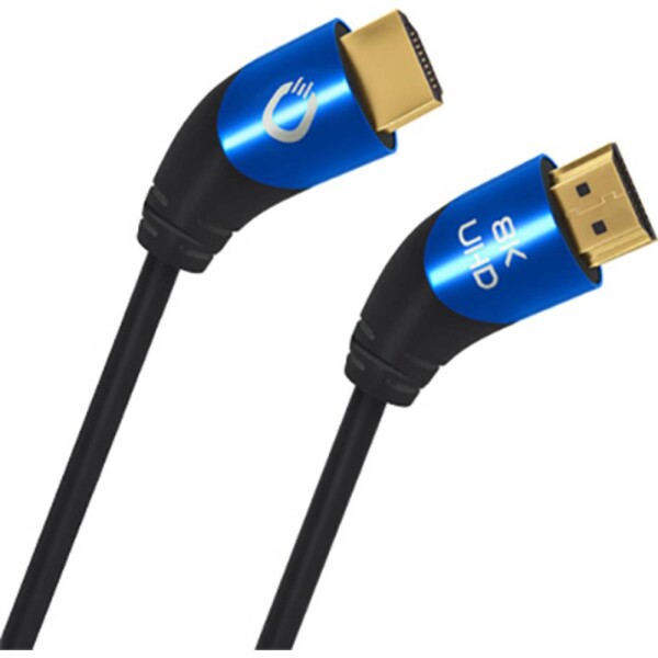 Oehlbach HDMI prepojovací kábel Zástrčka HDMI-A, Zástrčka HDMI-A 3.00 m čierna D1C42533 8K UHD, trojžilový tienený HDMI kábel; D1C42533