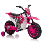 Mamido Mamido Detská elektrická motorka XMX616 ružová | EVA kolesá | 12V 7Ah