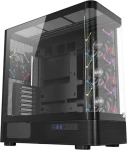 XYZ PC GEAR Quantum ARGB čierna / PC skriňa / ARGB podsvietenie / ATX / E-ATX (X-CS-QUANTUM-B)
