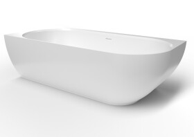Voľne stojaca vaňa SAT Nelly 175x82 cm liaty mramor ľavá NEL1700L NEL1700L
