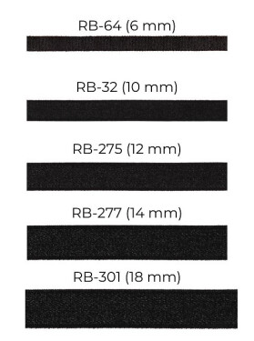 Látková ramienka Julimex 14mm RB 276,277 14 mm