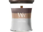 Woodwick Trilogy Radiant Cashmere sviečka stredná (5038581184708)