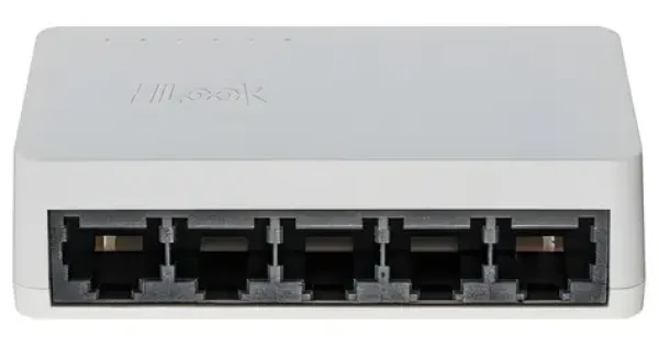 HiLook NS-0505D / Switch / 5 portov / 10/100/1000 Mbps / RJ45 / Plast (301803027)