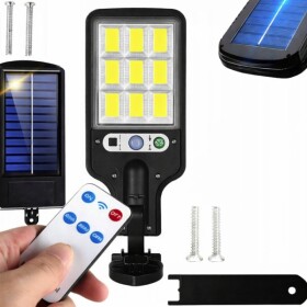 R2 Solárna pouličná lampa so 120 COB LED + diaľkový ovládač