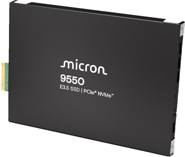 Micron Micron 9550 PRO - SSD - Enterprise, Read Intensive - verschlusselt - 3.84 TB - intern - E3.S (E3.S) - PCI Express 5.0 x4 (NVMe) - 256-Bit-AES - TCG Opal Encryption 2.0, Self-Encrypting Drive (SED) - TAA-konform