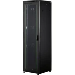 Digitus Unique 42U 2053x600x600mm čierna / Rozvádzač / 19" / nosnosť 800 kg / sklenené dvere / IP20 (DN-19 42U-6/6-B-1)