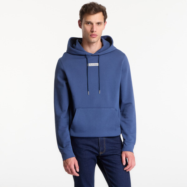 Mikina Calvin Klein Ls 350terry Eu Sp Graphic Hoodie Dark Denim M