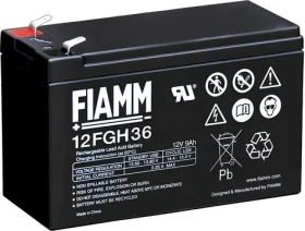 FIAMM 12 FGH 36 / Olovený akumulátor / 12V / 9Ah / Bezúdržbový / Životnosť 5 rokov (09642)
