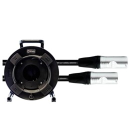 Cordial 15631 RJ45 sieťové káble, prepojovacie káble CAT 6A S/FTP 50.00 m čierna krytie PUR 1 ks; 15631