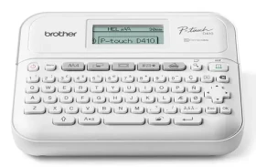 Brother PT-D410 biela (PTD410RG1) / Tlačiareň samolepiacich štítkov / 180 dpi / USB / LCD displej (PTD410RG1)