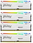 Kingston Fury Beast White RGB 64GB (4x16GB) DDR5 5600MHz/CL40/DIMM/XMP (KF556C40BWAK4-64)