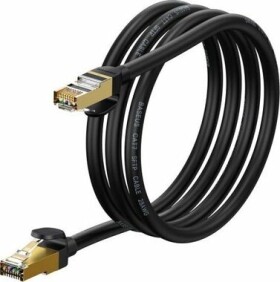 Baseus WKJS010701 Sieťový kábel CAT7 10 m čierna / RJ-45 - RJ45 / 10Gbps (WKJS010701)