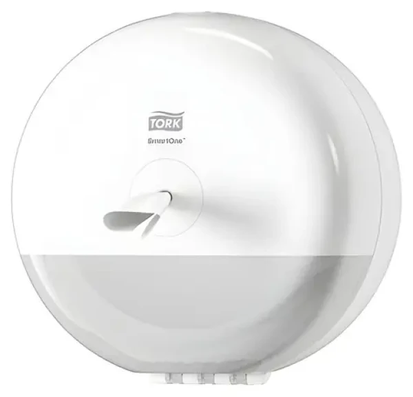 Tork SmartOne Mini biela / Zásobník na toaletný papier / Systém T9 / 21,9 x 21,9 x 15,6 cm (681000)