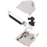 MH Connectors MHDTZK25-DM25S-K sada D-SUB zásuvková lišta 180 ° Pólov: 25 spájkovaný 1 ks; MHDTZK25-DM25S-K