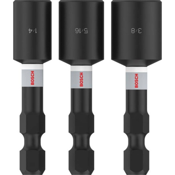 Bosch Accessories 2608521U65 sada vložiek zástrčného kľúča nárazového skrutkovača, 1/4 (6,3 mm), 5/16 (8 mm), 3/8 (10 mm), 2608521U65; 2608521U65