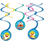 Párty dekorácie na zavesenie Baby Shark 30 - 60cm - Amscan - Amscan