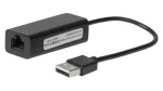 MicroConnect adaptér USB2.0 A (M) - RJ-45 (F) čierna (USBETHB)