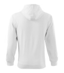 Trendy mikina na zips Pánske biele M