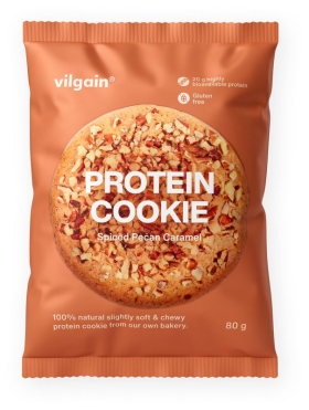 Vilgain Protein Cookie – 12× Spiced pecan caramel 80 g