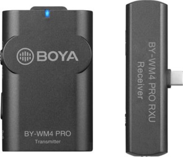 BOYA BY-WM4 PRO-K5 Klopový mikrofón bezdrôtový systém pre zariadenia Android s USB-C (BY-WM4 PRO-K5)