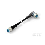 TE Connectivity upravený zástrčkový konektor pre senzory - aktory, 3-2273126-1, 1 ks; 3-2273126-1
