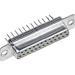 HARTING 09670254755 D-SUB zásuvková lišta 180 ° Pólov: 25 spájkovaný konektor 1 ks; 09670254755