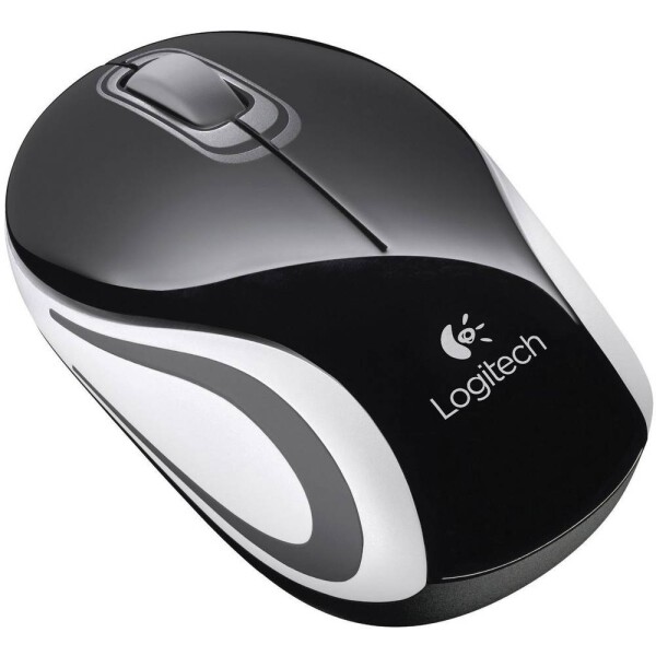 Logitech Wireless Mini Mouse M187 / Bezdrôtová mini myš / Čierna (910-002731)