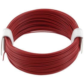 Econ connect KL004RT10 opletenie / lanko, 1 x 0.04 mm², červená, 10 m; KL004RT10