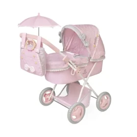 DeCuevas 85075 Skladací kočík pre bábiky so slnečníkom a taškou Sophie 2025 - 60 cm