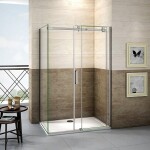 H K - Sprchovací kút DIAMOND 150x80 L/P variant vrátane sprchovej vaničky z liateho mramoru SE-DIAMOND15080/SE-THOR-15080