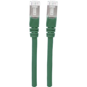 Intellinet 736886 RJ45 sieťové káble, prepojovacie káble CAT 6A S/FTP 10.00 m zelená fóliové tienenie, tienenie pletivom, bez halogénov 1 ks; 736886