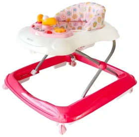 ECOTOYS Chodítko interaktívne ružové / od 6 mesiacov (J-888E PINK)