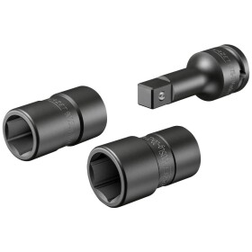 Hazet sada nástavcov pre nástrčný kľúč, Štvorhran, 1/2 (12.5 mm), 3-dielna, 900SLG-1822/3; 900SLG-1822/3