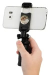 Mini statív pre smartphone 20 cm čierny / Statív / Vreckové prevedenie (4621)