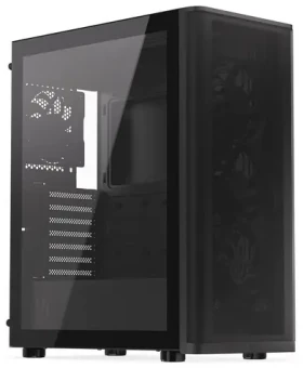 Endorfy skriňa Ventum 400 Air čierna / ATX / 4x120mm / 2xUSB 3.0 / USB-C / mesh panel / tvrdené sklo / bez zdroja (EY2A024)
