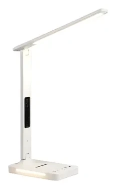 Avide ABLDL-ODL-7W biela / Stolová LED lampa s nabíjačkou telefónu / 350lm / 7W / stmievateľná (ABLDL-ODL-7W)