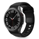 Tech-Protect Silicone Line čierna / Remienok / pre Samsung Galaxy Watch 4/5/5 Pro/6/7/FE / Silikónový