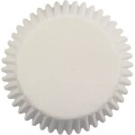Mini košíčky na cupcakes, biele, 100 ks - PME - PME