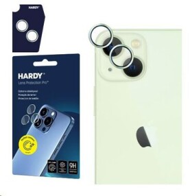 3mk HARDY Lens Protection Pre sklá na fotoaparát pre Apple iPhone 15/15 PLUS Green (5903108573481)