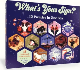 Chronicle books Sada 12 puzzle Aké je vaše znamenie?