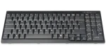 Digitus DS-72000GE čierna / Klávesnica / pre KVM konzola / drôtová / QWERTZ DE (DS-72000GE)