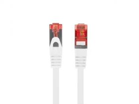 Lanberg CAT6 S/FTP 1m biela / Patch kábel / LSZH / Fluke / 250 MHz (PCF6-10CU-0100-W)